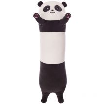 Lange Süße Panda Plüschtier Katze Kissen, Kuscheltier Schlafkissen Wurfkissen, Super weiche Stofftier Spielzeug, Sofakissen Seitenschläferkissen