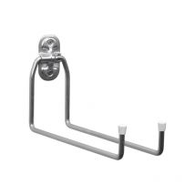 Langer Doppel-Mehrzweckhaken, belastbar ca. 25kg, 12x25x5cm E3/08883