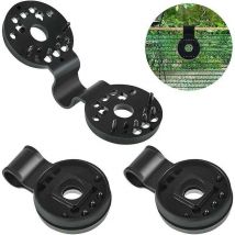 Dolaso - 100 clips de fijación resistentes y prácticos para parasoles de tela de privacidad en invernaderos - RWBrise vue