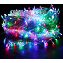 20M 200 guirlandes à led 8 modes d'éclairage jardin de fête décoration intérieure extérieure lumières de Noël Couleur-