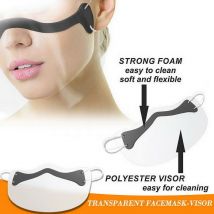 5 pcs bouche nose visière masque facial transparent visage protection visage Visière-