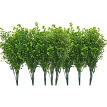 Langray - Arbustes Artificiels Buissons, Plastique Faux Plantes Vertes De Mariage Intérieur Extérieur Maison Jardin Véranda Cuisine Bureau Centres De