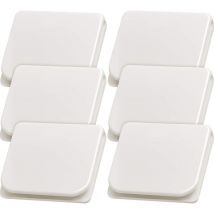 Langray - Clips de rideau de douche Clips de rideau de pulvérisation coupe-vent Clips de rideau autocollants Clips de protection de protection de