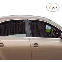 Protection solaire pour le rideau de voiture, protection solaire magnétique pour la protection uv, protection thermique, noir-