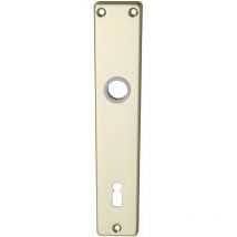 Langschild europa, bb 90, neusilber eloxiert