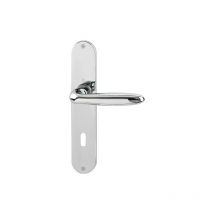 Hoppe - Langschildgarnitur Verona M151/302 ms F49-R ob 72mm din l/r - 2803641