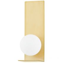 Lani 1 Aplique de Pared Latón, Vidrio, 2700K