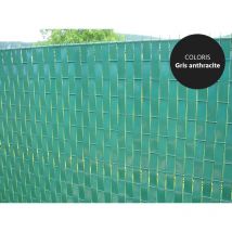 Jardideco - Lanière pvc pour palissade largeur 50 mm x 60 m +100 clips - Vert Foncé - Jardiline