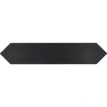 Carrelage mur faience forme navette 5x25 cm mate lanse black (vendu par boite de 0,50m2)