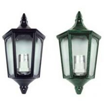 Lanterna a parete modello berlino - 60W IP44 MM.192X103X355H.. colore nero