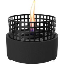 Lanterna Candela Paarl Nero outdoor ricaricabile con apposito liquido TenderFuel