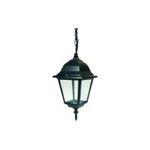 Lanterna con catena modello new york - 60w IP44 mm.150x150x970h. colore nero