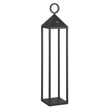 Rossini Illuminazione - Lanterne Pic Nic led moderne 2,2 w IP54 rechargeable et dimmable h. 67 cm anthracite