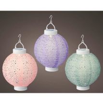 Lanterna solare 20x h23 cm colori assortiti