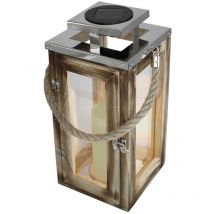Lanterna solare con manico H28cm OAKY