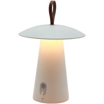 LUMISKY – Lampada da tavolo LED senza fili – Altezza 29 cm, Diametro 20 cm, 263 Lumen, IP54 – Bianco e Nero