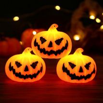 Lanterne Citrouille Portable, Lanterne Halloween Table, Halloween Lanterne Décoration, Lanterne Halloween led Halloween Citrouille Lumineuse