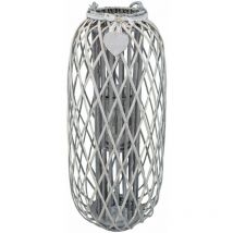 Gardeness - Lanterne extérieure dans du vin gris avec un porte-greffe en verre Sélection