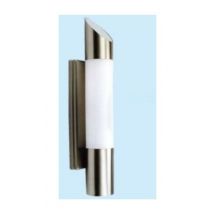 Lampada applique a muro da esterno krisna da giardino in acciaio inox