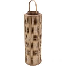 Lanterne ronde en pin Grand modèle