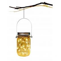 Lanterne solaire en verre Décoration led