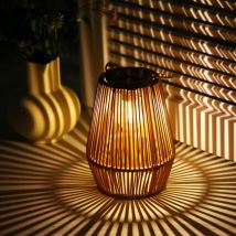 Lanterne Solaire Exterieur Jardin, KagoLing 1 Lampe Solaire Exterieur IP65 fait à la main Suspendre Lanterne Solaire idéales pour jardins Noël