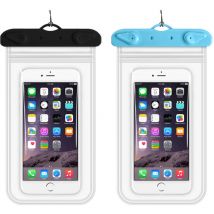 Tui étanche pour téléphone Pochette étanche pour téléphone Sac sec Sac étanche pour plage Kayak Voyage
