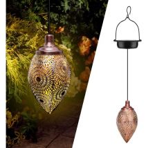 Lanterne Solaire led Exterieur, Lanterne Solaire Exterieur, Lampe Lanterne Solaire Exterieur Jardin IP44 Étanche, Lanterne Exterieur pour Cour