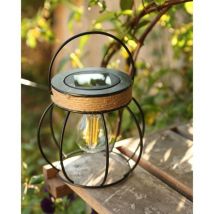 Lampe lanterne solaire ampoule led à filament Sienna