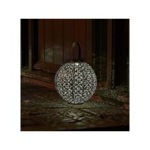 Lanterne solaire Smart Garden Damasque en métal ajouré - Bronze - Énergie solaire - Ambiance orientale