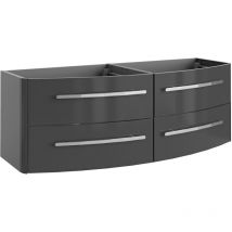 Lanzet - Classico Doppel-Waschtischunterschrank 140cm, Anthrazit'-'7964912