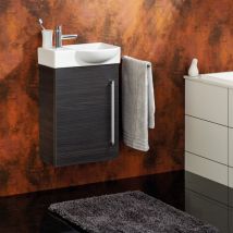 Lanzet K3 Gäste Wc Set 45cm Schwarz, Links"-"06368145