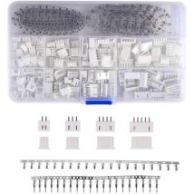 560pcs Kit de Connecteur jst 2.54mm jst-xhp 2/3/4/5 Boîtier de Broche et Kit de Prise d'Adaptateur de Connecteur de Tête de Broche Femelle Mâle - Laoa