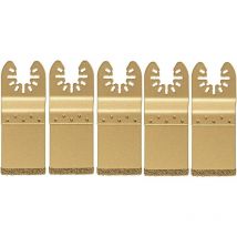 Lame de Scie DiamantéE Oscillante Universelle 5 PièCes/Ensemble pour la LibéRation Ajustement Lame Multi-Outils Coupe Dics - Laoa