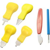 Ouvre Montre, Outil de Réparation de Montre, Kit d'outils de Réparation de Montre, Retrait du Boîtier de Montre, pour Différents Types de Montres, 6