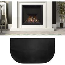 Tapis de Cheminée, Tapis De Protection Anti Feu, Tapis Ignifuge Devant De Cheminee, Tapis Anti Feu Devant Cheminee, Demi-Rond pour Cheminée, Poêle,