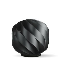 Linea Zero - lap Lampe de Table en Plastique Noir Cm. 25 x 24h