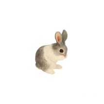 Lapereau museau 2 tons gris 12 cm