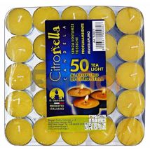 Citronella Per Zanzare E Insetti Confezione 50 Pezzi Candele Thea Light Nappi