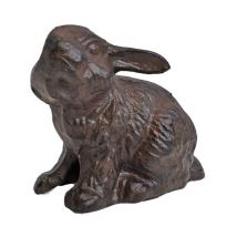 Lapin déco fonte 12x6x12cm