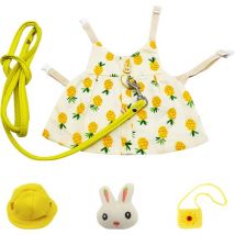 Lapin Harnais Et Laisse, Lapins Vêtements Pour Lapin Cochon Harnais Gilet Et Laisse Pour Lapin Furet Cochon Lapin Lapin Hamster