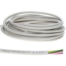 10 Meter 0028605 unitronic LiYY PVC-Datenleitung 5x0,75 mm² i Lötkabel für Platine i Signalleitung i Klingelkabel i Verlängerung led Kabel 5-adrig