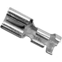 63501090 Flachsteckhülse Steckbreite: 4.8 mm Steckdicke: 0.8 mm 180 ° Unisoliert 100 St. - Lapp