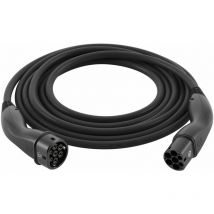Mobility Type 2 Câble de Recharge, jusqu'à 22 kW, 7 m, noir - 32 a, triphasé, pour la recharge de voitures hybrides et électriques avec raccordement