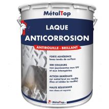 Metaltop - Laque Anticorrosion - Pot 1 l - 1032 - Jaune genet