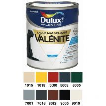 Laque Valénite mat velouté au ral 2L Dulux Valentine ral: 7016 Gris anthracite
