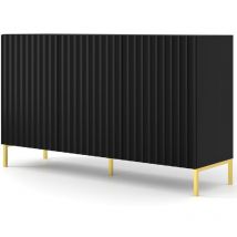 Bestmobilier - Lara - buffet bas - pieds dorés - 150 cm