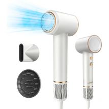Laresar - Haartrockner, 1600 w professioneller Haartrockner mit 4 Temperaturen/2 Geschwindigkeitsmodi,500 Million Negativ Ionen Föhn, schnelles