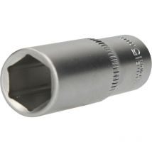 Llave de vaso hexagonal de 3/8', versión larga, 15 mm