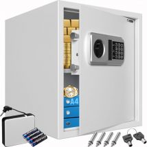 No Brand - deuba xxl Electronic Safe with Combination Lock 35x40x40cm led Display 4mm Steel Door Double Steel Bolt Interior Light Secure Furniture
